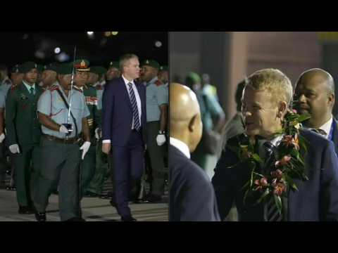 New Zealand PM Hipkins lands in Papua New Guinea