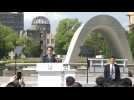 Japan's Kishida gives remarks concluding G7 summit at Hiroshima memorial