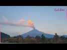 Les images du volcan Popocatépetl qui paralyse le trafic aérien de Mexico