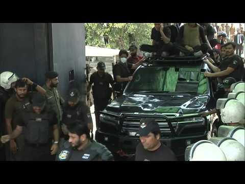 Pakistan's ex-PM Khan leaves court amid tight security