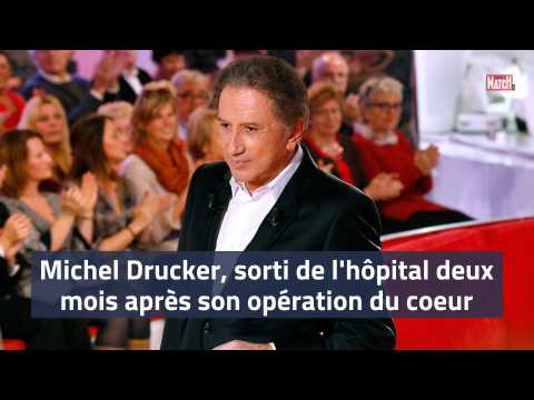 VIDEO : Michel Drucker, sorti de l'hpital deux mois aprs son opration du coeur