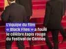Festival de Cannes : l'acteur Sean Penn sur le tapis rouge avec l'équipe du film « Black Flies »