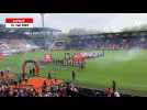 VIDÉO. La musique du bagad de Lann-Bihoué ouvre le match de Ligue 1 du FC Lorient pour la première fois
