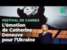 Festival de Cannes: Catherine Deneuve s'adresse à l'Ukraine aux côtés de sa fille Chiara Mastroianni