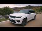 Jeep Grand Cherokee 4Xe in White Driving Video
