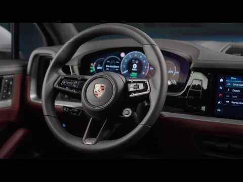 The new Porsche Cayenne E-Hybrid Interior Design in Studio