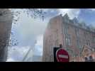 Lille : incendie en cours sur un bâtiment de la catho
