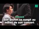 L'archet du violoniste Stefan Jackiw se rompt en plein concert