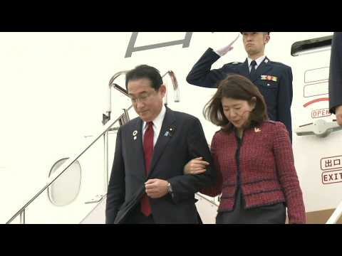 G7: Japanese PM Kishida arrives in Hiroshima