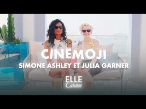 VIDEO : Cannes 2023 : on a joué à «?Cinémoji?» avec Simone Ashley et Julia Garner