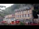 Ariège : un incendie s'est déclaré vers 17 h ce jeudi dans une ancienne bâtisse à Foix