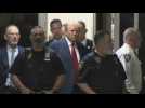 Donald Trump arrives in court for arraignment