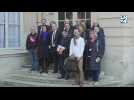 Retraites en France: arrivée de l'intersyndicale à Matignon