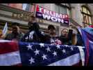 VIDÉO. États-Unis : Donald Trump soutenu par ses partisans avant sa comparution devant la justice pénale