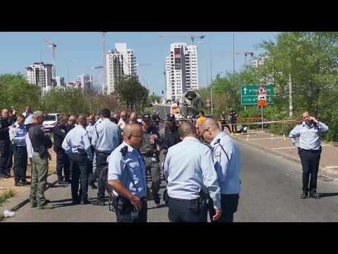 Israeli forces at scene of stabbing attack near Tel Aviv