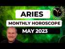 Aries Horoscope May 2023. Bubbly energies early on buoy you early on, but finances will need care.