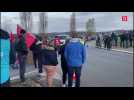 Mobilisation du 6 avril : les entrées de Pamiers bloquées par les manifestants