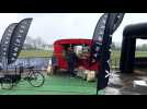 Paris-Roubaix : ambiance au barnum installé au moulin de Vertain