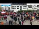 VIDÉO. Reforme des retraites : à Saint-Nazaire, les manifestants réunis place de l'Amerique-Latine