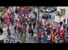 Manifestation à Chauny contre la réforme des retraites