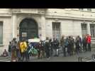 Pensions: students block the entrance to the Sorbonne in Paris