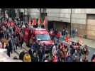 VIDEO. Réforme des retraites : le cortège arrive place des Jacobins au Mans