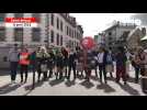 VIDÉO. Grève du 6 avril : un rap improvisé à Saint-Brieuc