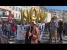 Retraites: les manifestants de nouveau dans la rue à Marseille