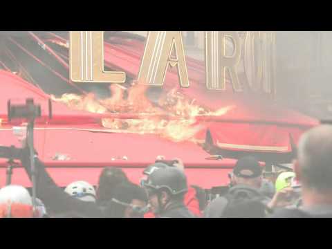 Pensions: a famous Parisian brasserie targeted by demonstrators