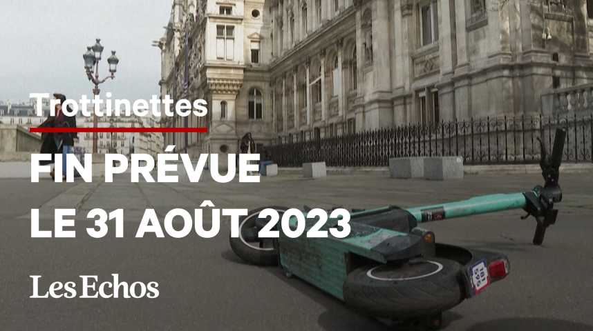 Illustration pour la vidéo Trottinettes en libre-service à Paris : bientôt la fin d’une histoire tumultueuse