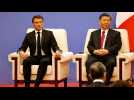 Macron and von der Leyen in push to improve EU-China relations