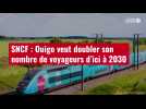 VIDÉO. SNCF : Ouigo veut doubler son nombre de voyageurs d'ici à 2030