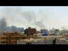 Smoke billows from Khartoum skyline as clashes rock Sudan truce