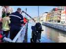 Molenbeek-Saint-Jean : une voiture repêchée par les pompiers dans le canal