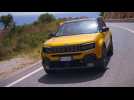 Jeep Avenger Driving Video in Yellow