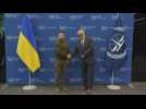 Ukraine's President Zelensky arrives at ICC in the Hague