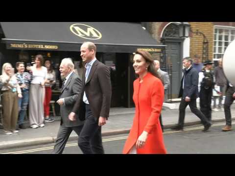 Prince William and Kate pop into the Dog &amp; Duck pub in Soho