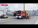 VIDEO. Un incendie ravage un bâtiment industriel en Vendée