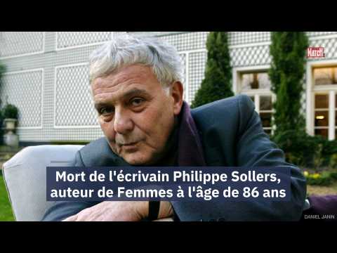 VIDEO : Mort de l'crivain Philippe Sollers, auteur de Femmes  l'ge de 86 ans