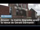 Gruson : la mairie souillée avant la venue de G.Darmanin