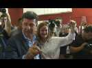 Paraguay: center-left candidate Efrain Alegre votes for presidential elections