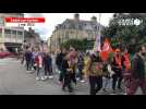 VIDÉO. Manifestations du 1er-Mai : une centaine de personnes dans les rues de Sablé-sur-Sarthe