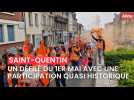 Un défilé du 1er mai avec une participation quasi historique à Saint-Quentin