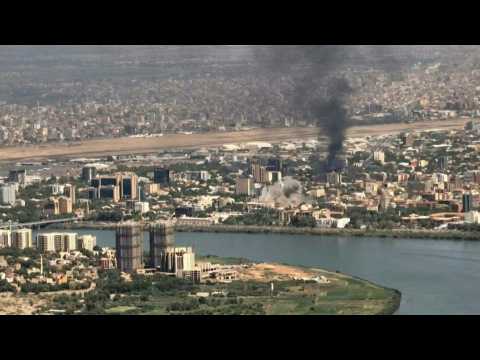 Smoke billows over Khartoum as Sudan's latest truce unravels