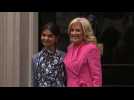 UK First Lady Akshata Murty welcomes US counterpart Jill Biden on the eve of coronation