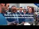 Visite du Ministre Pap Ndiaye au lycée Charles Poncet de Cluses