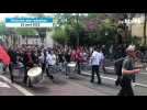 VIDÉO. Manifestation du 1er-Mai : les percussions animent le défilé au Mans