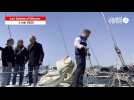 VIDÉO. Le premier bateau gagnant du Vendée Globe de retour aux Sables-d'Olonne