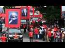 Sri Lanka's communist party holds May Day march in Colombo