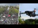 VIDÉO. Manifestation du 1er-Mai : des drones utilisés par la police dans plusieurs villes de France